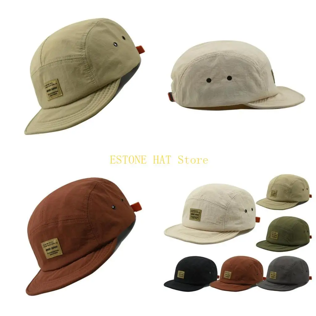 49MF Mountaineering Hat Short Brim Vintage Aesthetics Sports Hat Surprise Gift