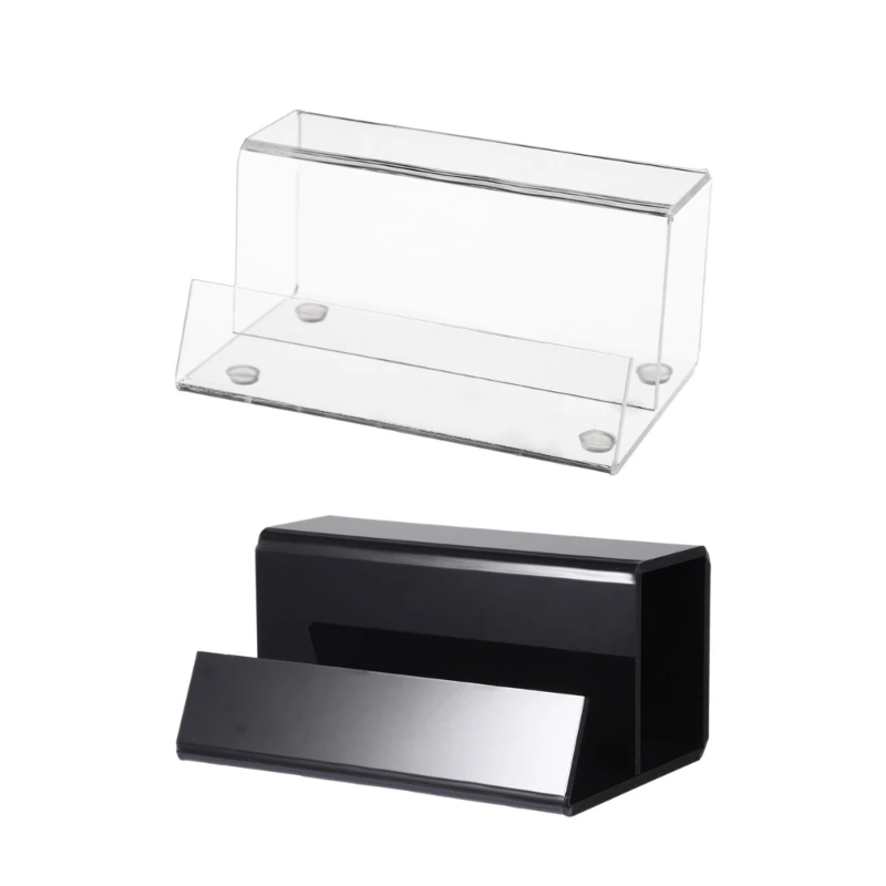 

New Clear Black Vinyls Record Storage Holder Acrylic Vinyls Record Display Stand for Office Home Desktop Album Storage