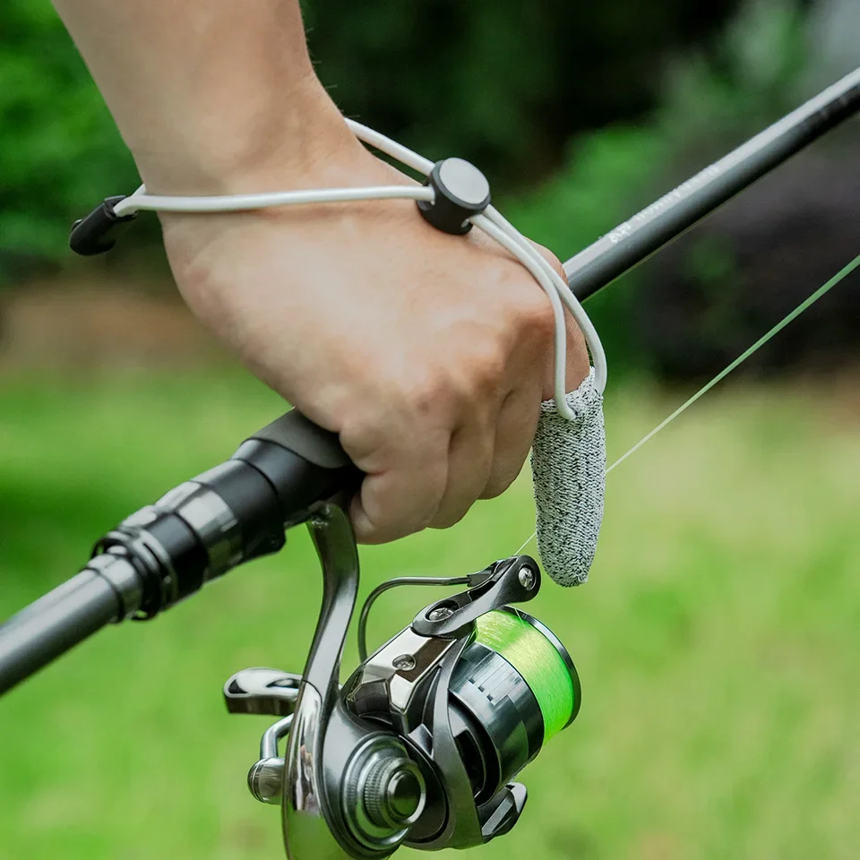 Fishing Gloves Wear Resistant Anti Cutting Single Finger Protective Cover For Outdoor Far Throw Casting Fishing Control Line