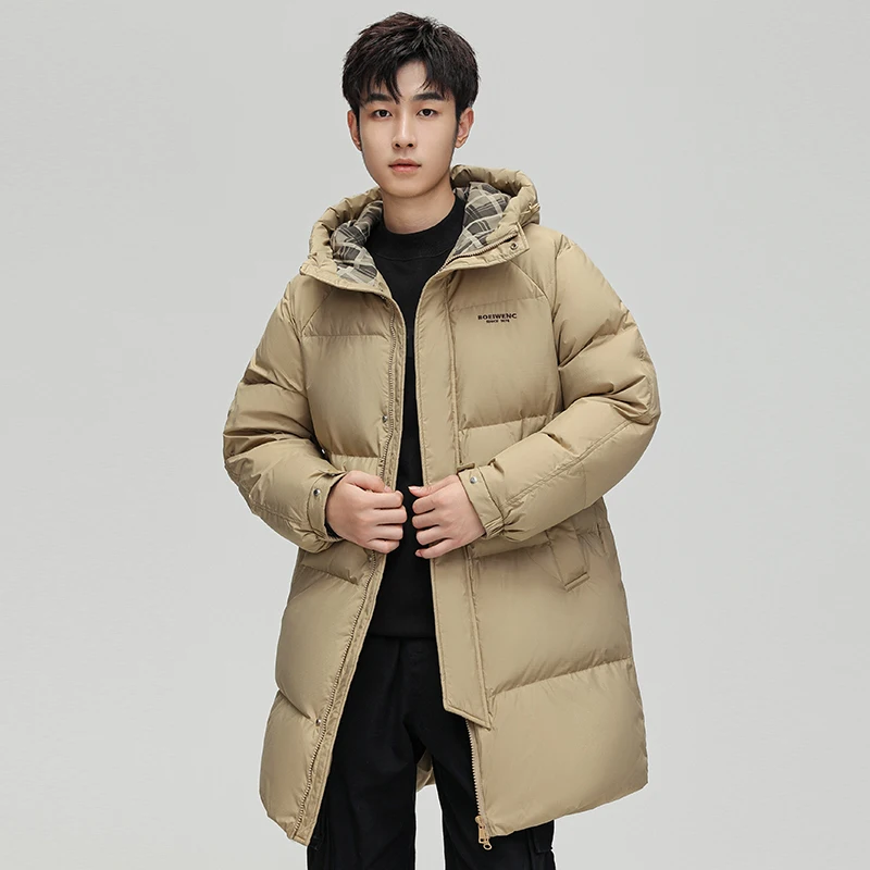 

Модная белая мужская куртка средней длины из полиэстера для повседневного и спортивного стиля, унисекс