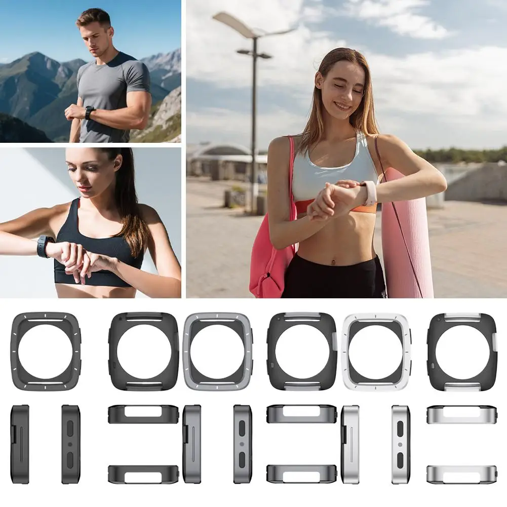

For Amazfit Active 2 Square/Active2s Square Sapphire Edition Metal Protective Case Waterproof Comprehensive Protection