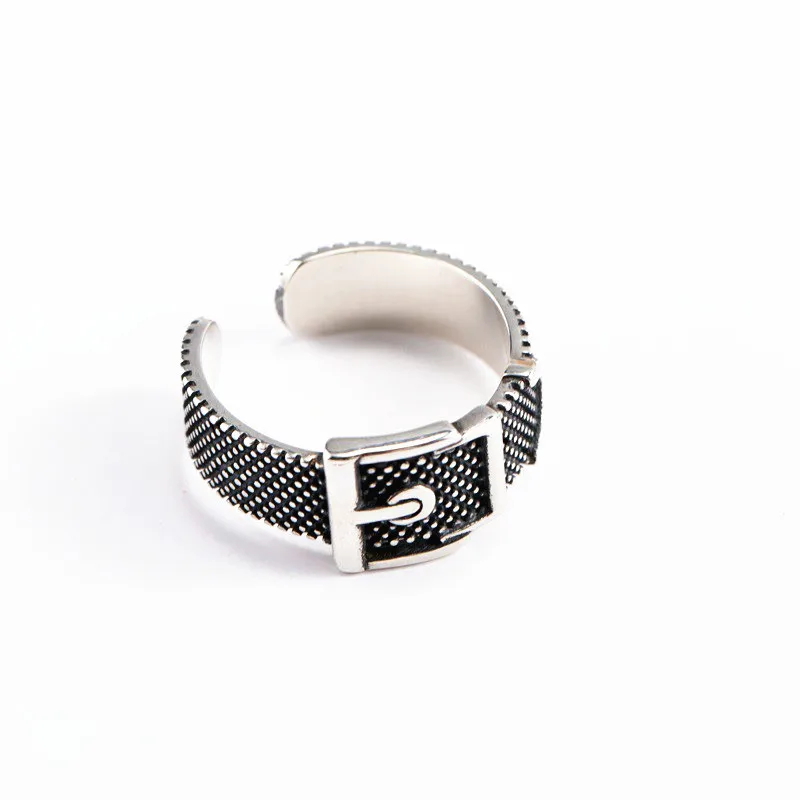 925 Sterling Silver Originality Watchband Vintage Ring Biżuteria ślubna dla kobiet Akcesoria Biżuteria GaaBou