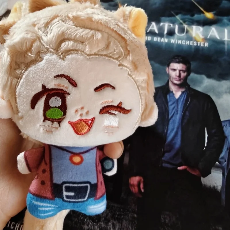 Supernatural Sam Dean Cp Plush Dolls Cute Stuffed Toys Collectible Gift For Tv Series Fans Birthday Presents Star Character Toys