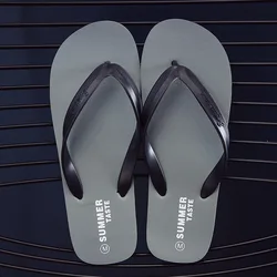 Comfortable Fashion Non Slip Soft Rubber Summer Slippers Men's Flip Flops 2024 Casual Flat Heels Beach Slipper Male Shoes