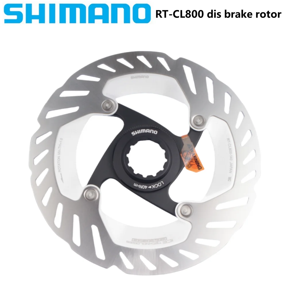 SHIMANO RT-CL800 Rotor de freno de disco bloqueo central tecnología de hielo FREEZA 203/180/160/140 mm accesorios de bicicleta Original Shimano