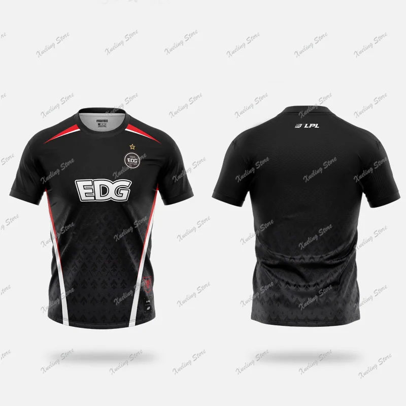 

ESports VALORANT Games EDG Team Sports Jerseys Men 3D printeT-shirt LPL LOL Fans Spirit New Team Shirt Casual Games Contest Tee