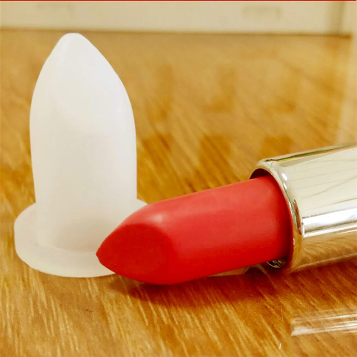 AT42 12 Piece Set DIY 12.1mm Simple Lipstick Filling Tube Birdmouth Silicone Mold Aluminum Ring Single Hole Bracket