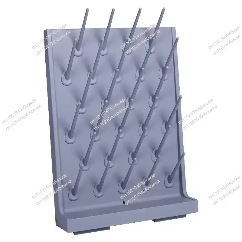 

Сушилка для посуды из полипропилена высокой плотности с 27 прорезями, подставка для стаканов, сушилка для лабораторного и больничного инвентаря