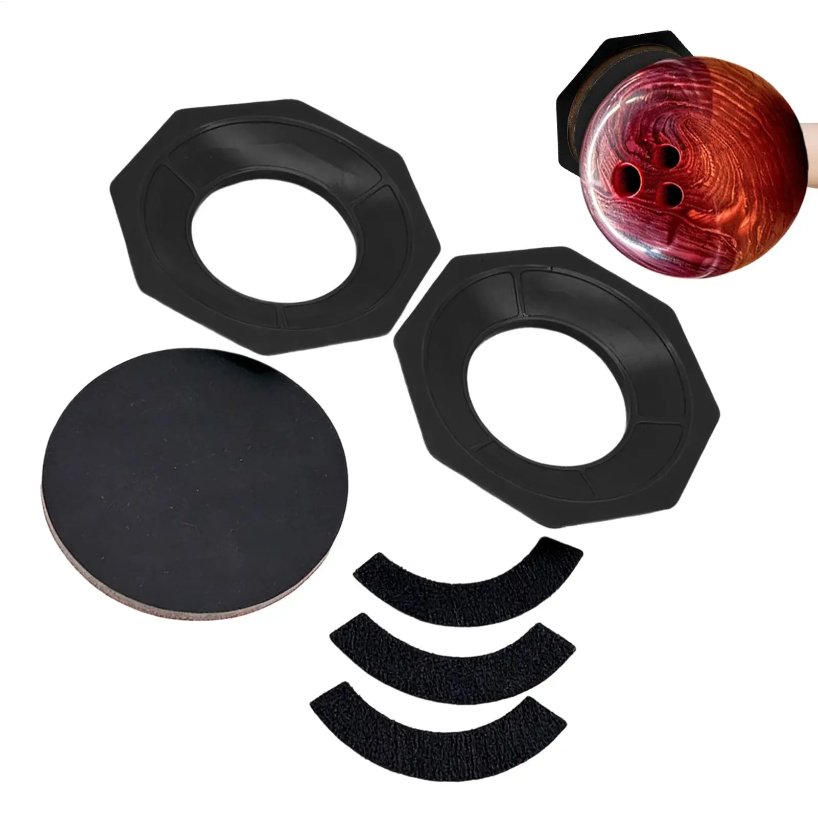 

ABS Bowling Ball Stand Universal Precision Stable Convenient Bowling Balls Maintenance Tool Bowling Sanding Pad Holder