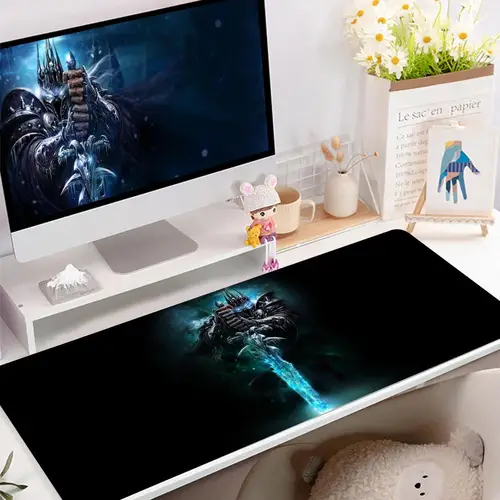 PC Mousepad Pads Mouse Arthas Desk King Table Computer Pad Lich WOW Mat Desktop Large Keyboard Laptop XXL Wireless Gamer Big 