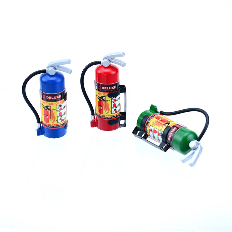 Simulated Mini Plastic Fire Extinguisher Decorate for 1/10 RC Crawler Car Traxxas Trx4 Defender RC4WD D90 Axial Scx10 Yikong Rgt