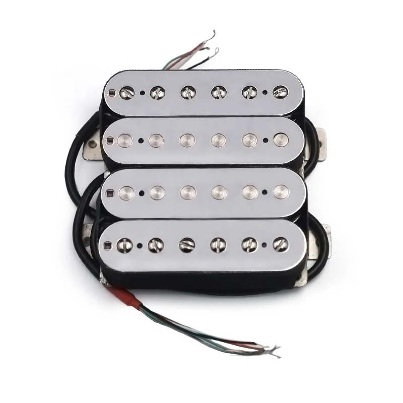 Chrome Alnico 5 Electric Guitar Pickup Humbucker Double Coil Pickup Alnico V Guitar parts Silver