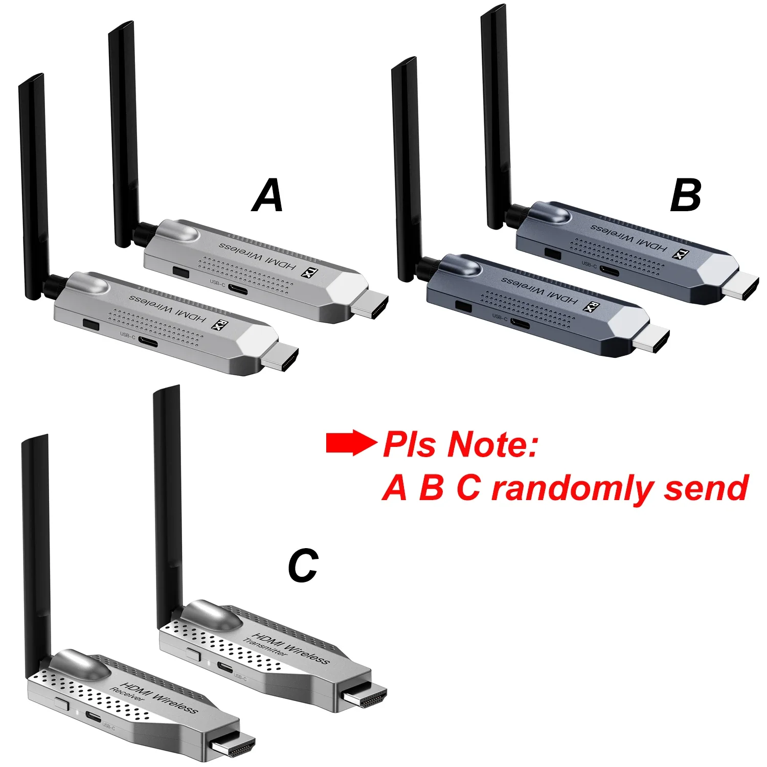 1080p 50m Wireless HDMI Extender Video Transmitter and Receiver Adapter for DVD Laptop PC To TV Projector No Need Wifi Bluetooth