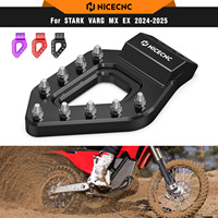 NICECNC For STARK VARG MX/EX Electric Dirt Bike 2024 2025 Rear Brake Pedal Step Tip Aluminum