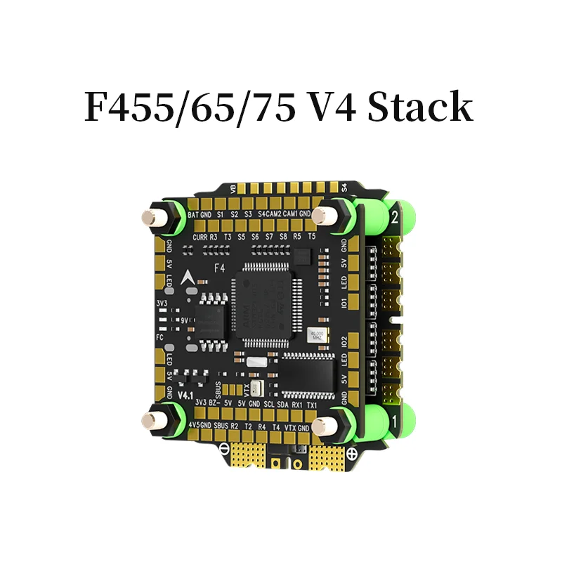 

Aocoda-RC F455/65/75 V4 Stack F405 V4 FC+55A/65A/75A 32BIT 4in1 ESC 30x30mm для FPV Freestyle Drone
