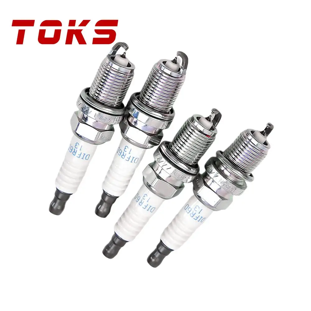 TOKS 4PCS Good quality 12290-RB0-J11 DIFR6D13 Iridium Spark Plug For Honda CRZ 1.5L L4 2012-2014 DIFR6D 13 12290RB0J11 Auto Part