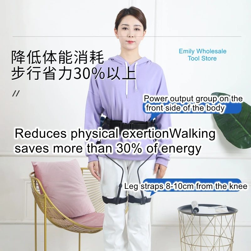 Elderly rehabilitation training equipment stroke hemiplegia exoskeleton lower limb walking leg lifting walking aid