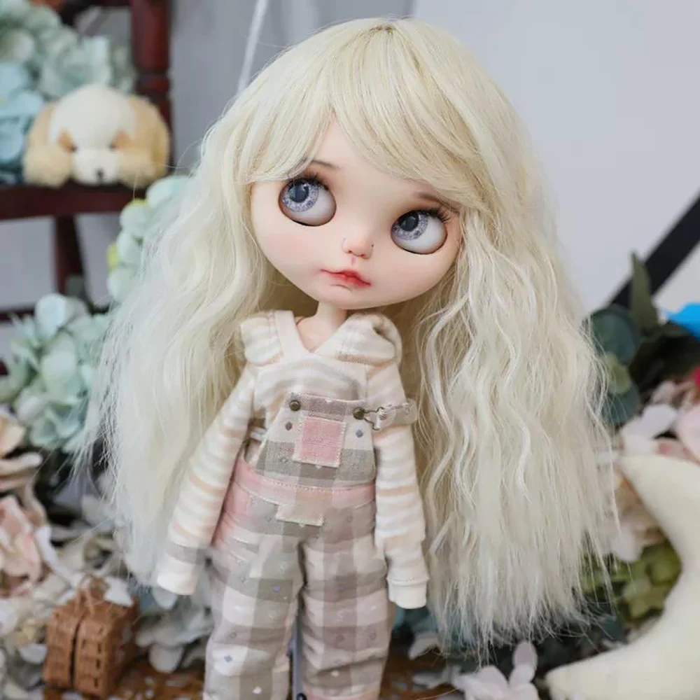 Puppenperücke für Blythe-Puppe, DIY-Puppenzubehör, lange Perücke, Prinzessinnenhaarperücke – Detail 16