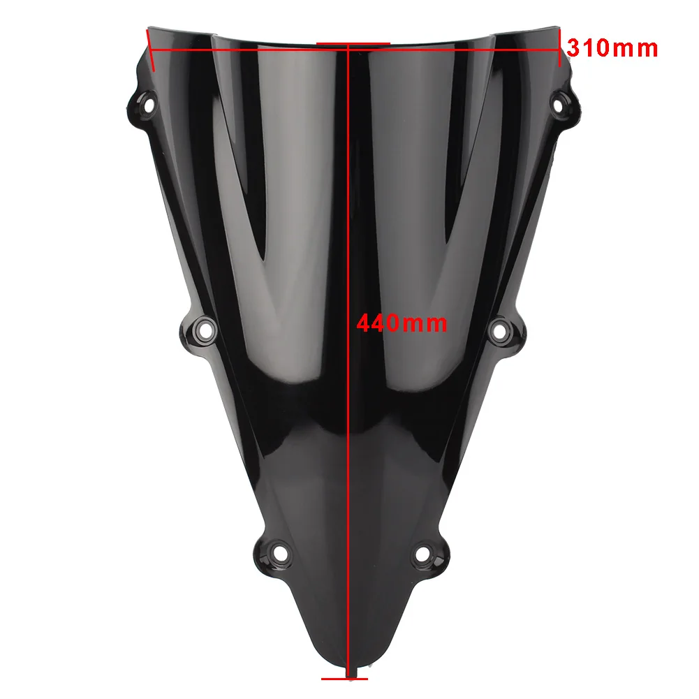 YZF-R1 Motorcycle Windshield Street Bike Windscreen Screen Double Bubble Windproof For Yamaha YZF R1 2004 2005 2006