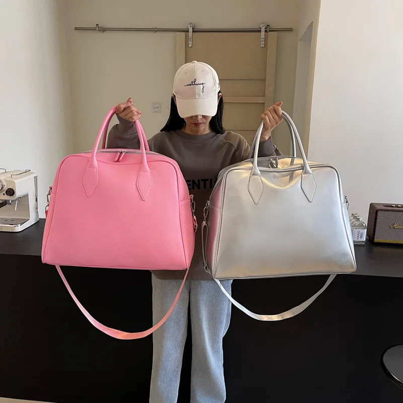 

Простая легкая дорожная сумка большой вместимости. Модная спортивная и фитнес-сумка. Сумки через плечо для женщин. Сумка Sac.