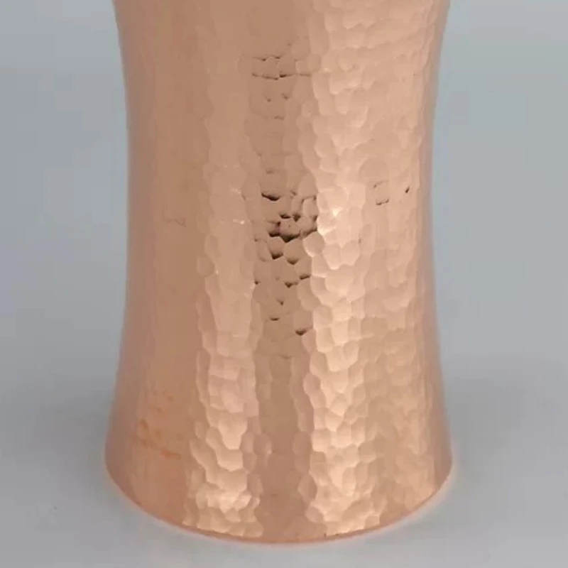 فنجان قهوة كلاسيكي من النحاس النقي، نسيج مطرقة منقوش يدويًا 300 مل كوب حليب بيرة موسكو بغل، أدوات مائدة مياه الشاي #3