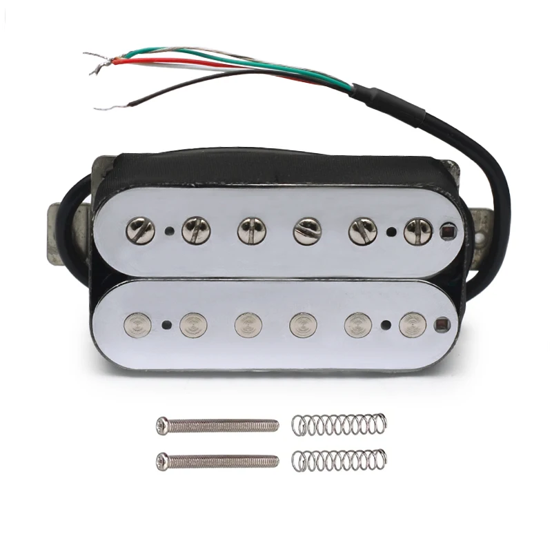 Chrome Alnico 5 Electric Guitar Pickup Humbucker Double Coil Pickup Alnico V Guitar parts Silver