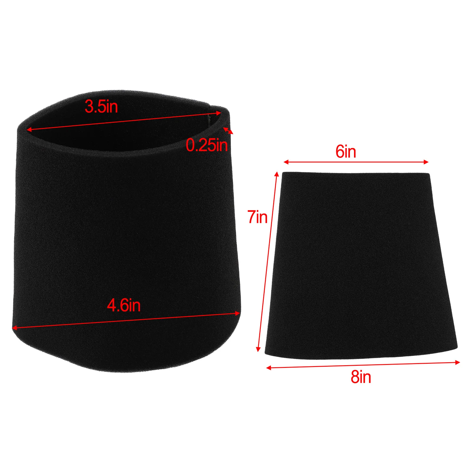 

Gallon Vacuums Foam Filter Foam Filter Product Name Regular Cleaning Recommended Reusable Multiple Pack Options