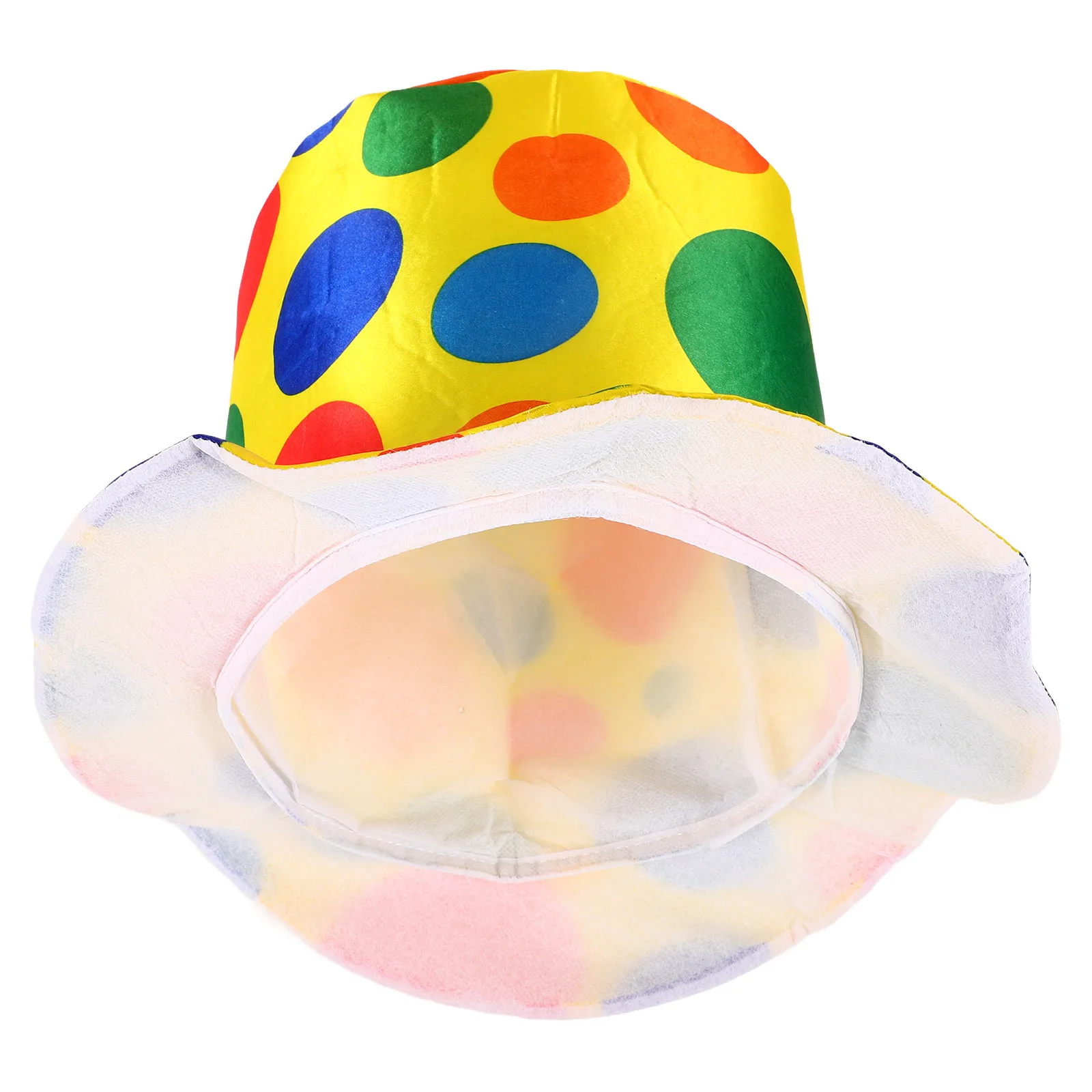 

Funny Clown Hat for Halloween Festival Cosplay Party Props Soft Comfortable Material Stage Show Accessories Holiday Decorative