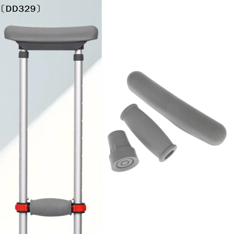 3Pcs Crutch Accessory Kit Pads Replacement, Anti Slip Rubber Underarm Cushions, Hand Grips, And Crutches Tips Feet Caps〔DD329〕