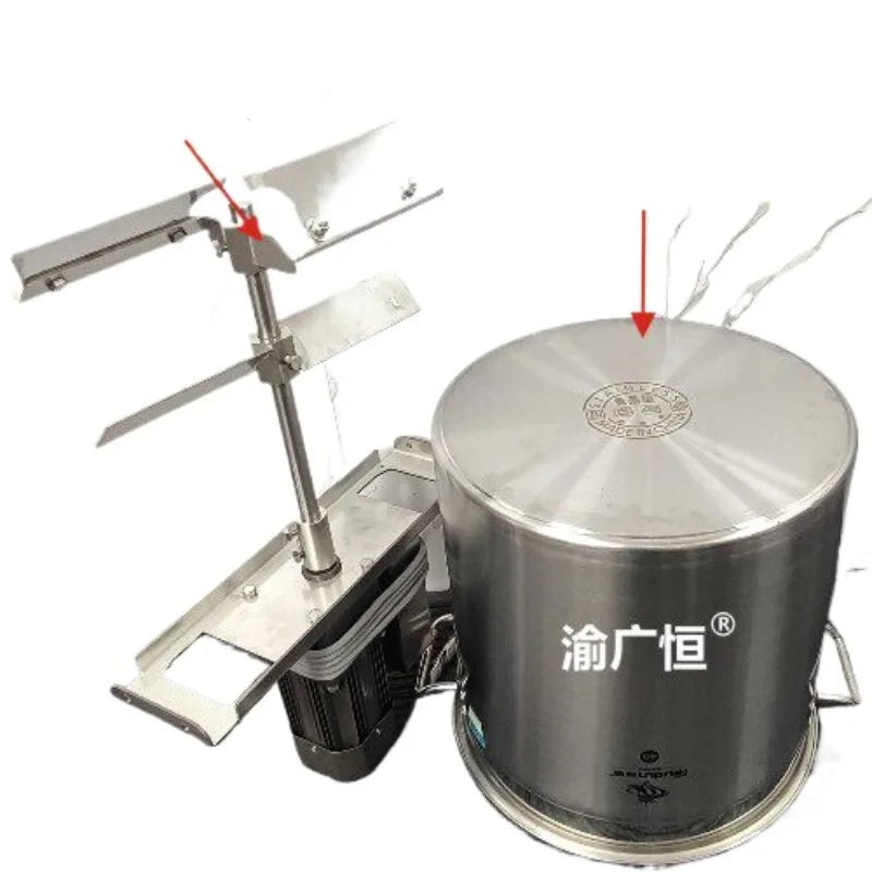 Special automatic frying machine charging 5kg/does not hurt the bottom of the pot and does not drop iron filings