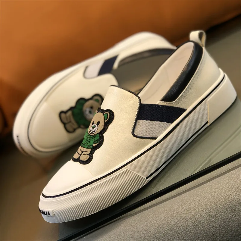 Fashion Men Shoes Loafers Breathable Casual Sport Flats Genuine Leather Oxfords Luxury Sneakers Male Outdoor Work Moccasins