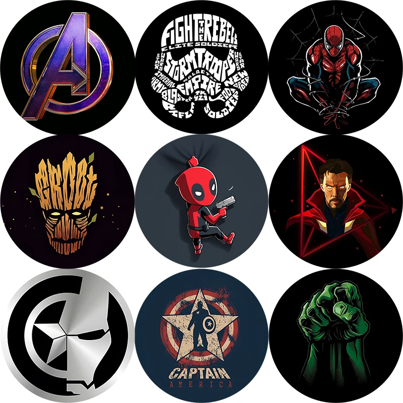 

Складной держатель для мобильного телефона Poppping, розетка Marvel Попсокет, подставка для телефонов Tok, аксессуары для мобильных телефонов для iphone 11 12 13 Pro Max