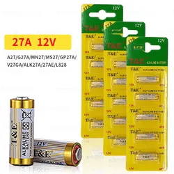 5 Stuks-30 Stuks 27a 12V Alkaline Batterij A27 Batterijen 27ae 27mn A2 K27a Voor Afstandsbediening Gamepad Deurbel Speelgoed Auto Sleutel Rekenmachine