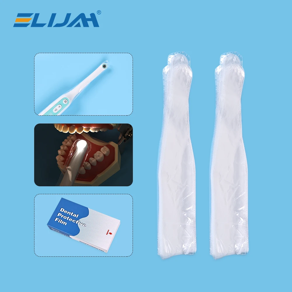 

ELIJAH 500Pcs/Box Dental Endoscope Protective Film Intraoral Camera Cover Disposable Intraoral Camera Sleeves Dental Supplies