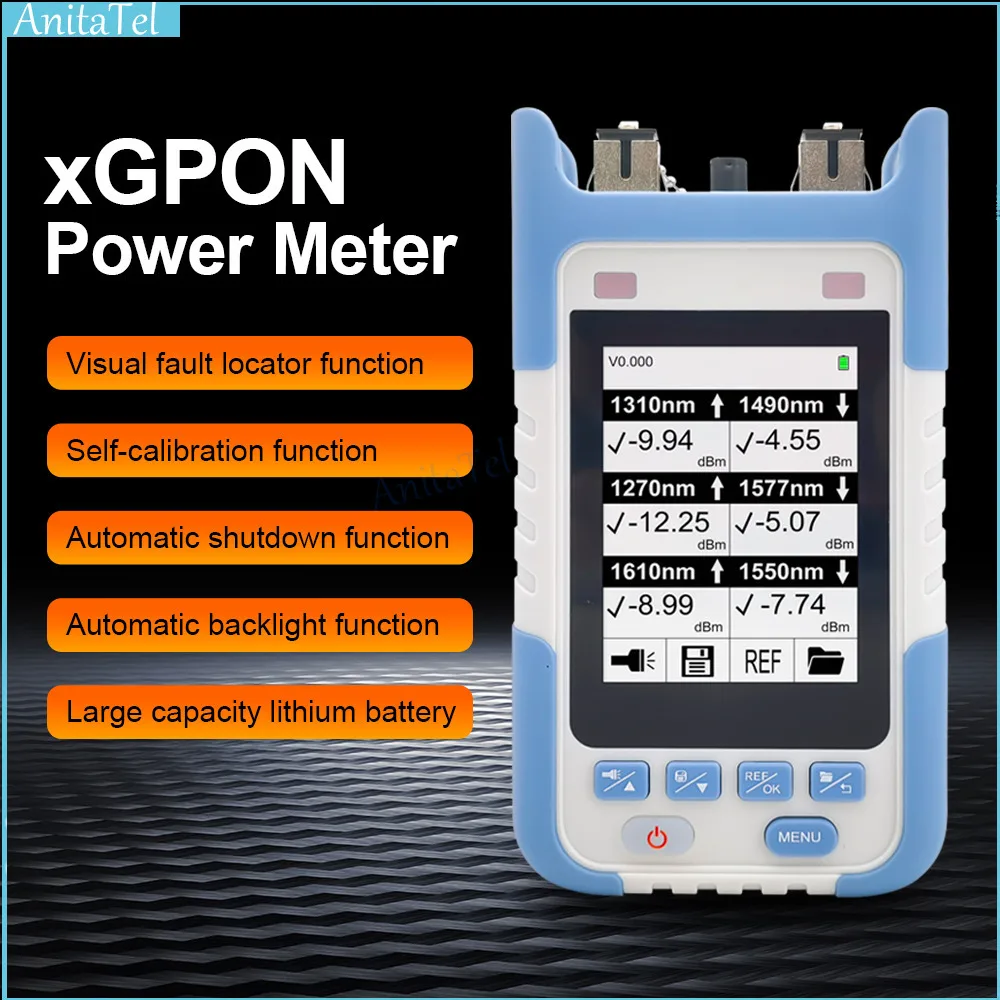 XGPON Power Meter Network Inventory Instrument Broadband Disassembly Tool Optical Cat One Testing USB