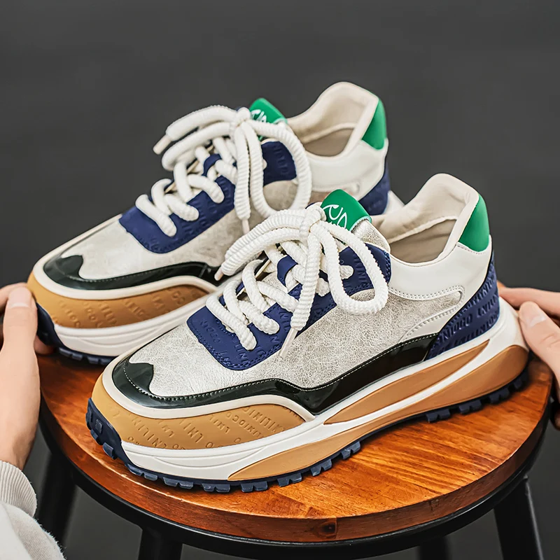 

Мужская обувь2024Осенний новый стиль Модная, персонализированная, универсальная, удобная, для спорта и отдыха Sports Shoestenis De Mujer