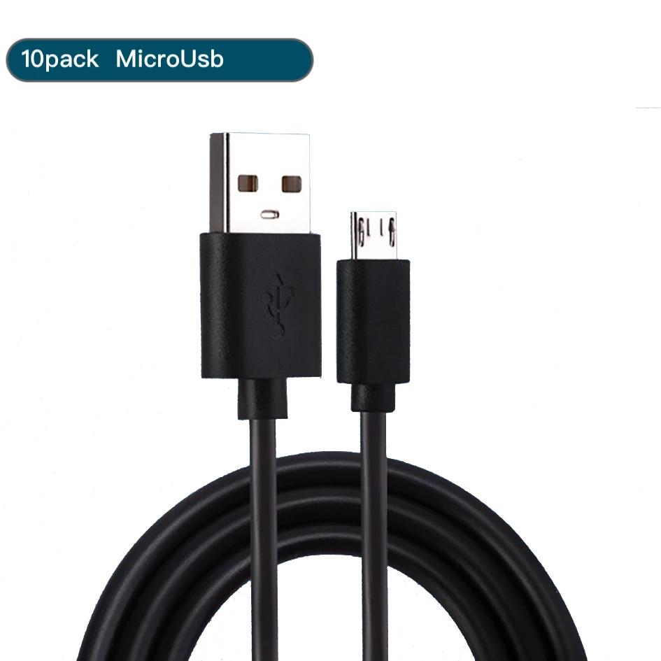 5pcs/10pcs 2A Fast Charging Micro 5pin V8 USb Cable PVC Data Charging Cable For Samsung S6 s7 htc M8 M9 Lg Xiaomi Huawei