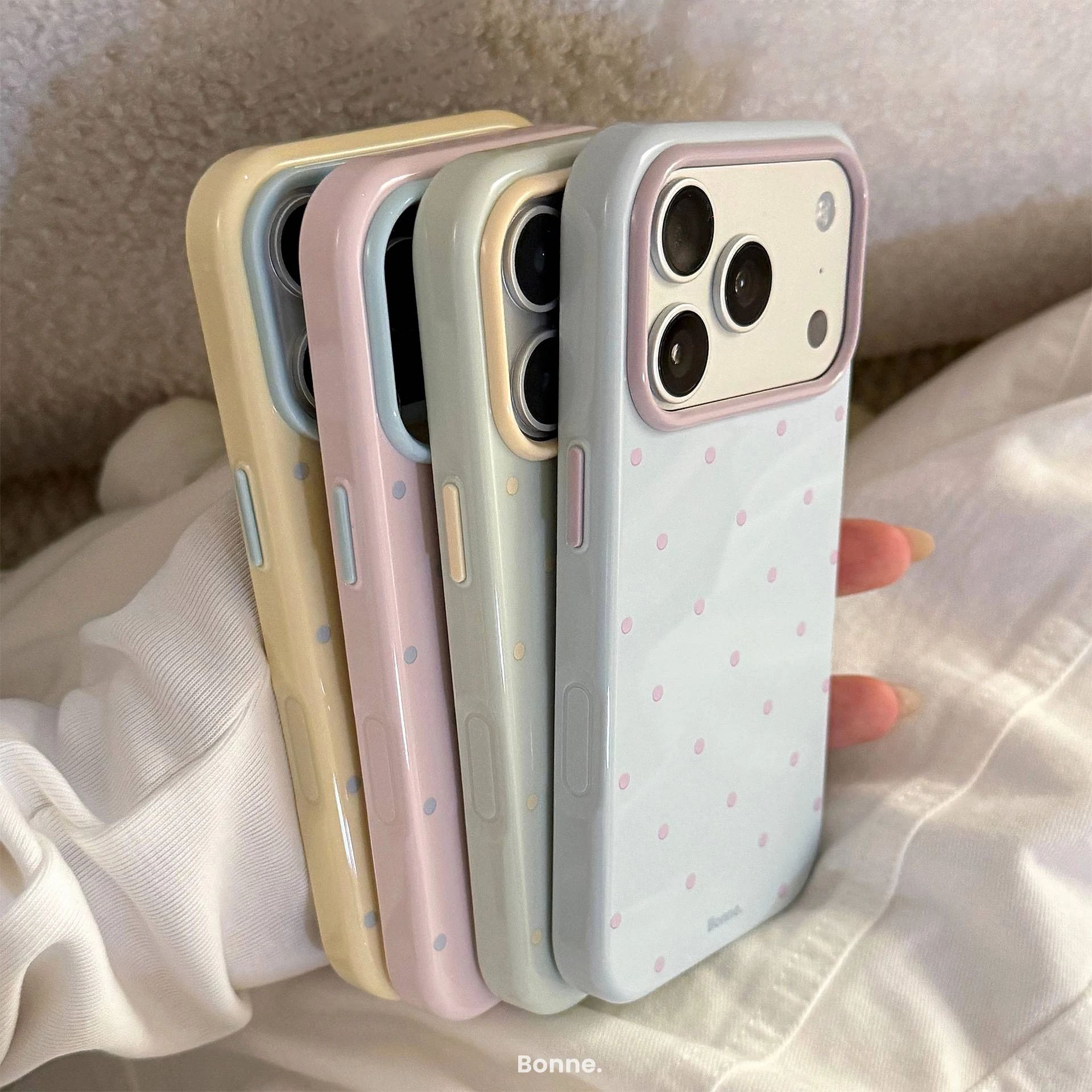 INS Koreanische Polka Dots Can – Phone Cases Polka Dot Bewertung und Preis