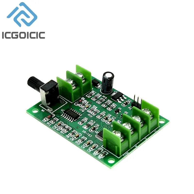 5V 12V Brushless DC Motor Driver Controller Board with Reverse Voltage Over Current Protection for Hard Drive Motor 3/4 Wire