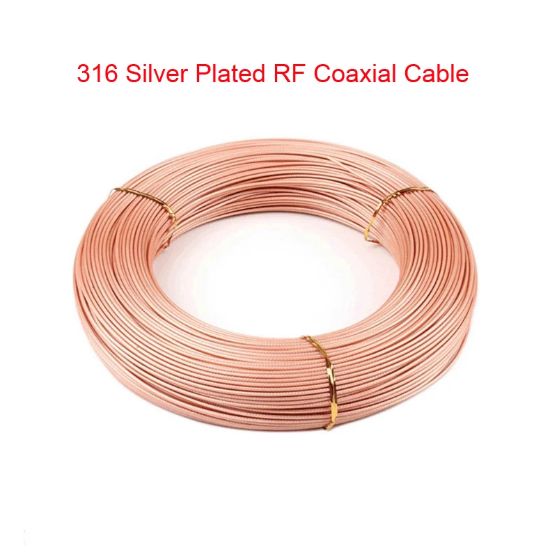 Banyanxin Bulk 50 Ohm RG316 M17/113 Pigtail Shielded RF Coaxial Cable High Temperature High Frequency Line Test