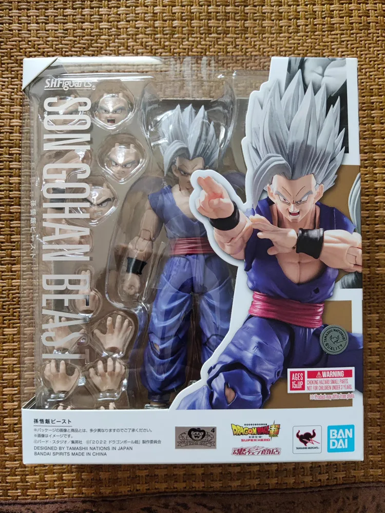 بانداي S.H.Figuarts Shf التنين الكرة سوبر بطل سون جوهان الوحش نموذج أطقم بك عمل أرقام جمع نموذج اللعب تمثال الهدايا