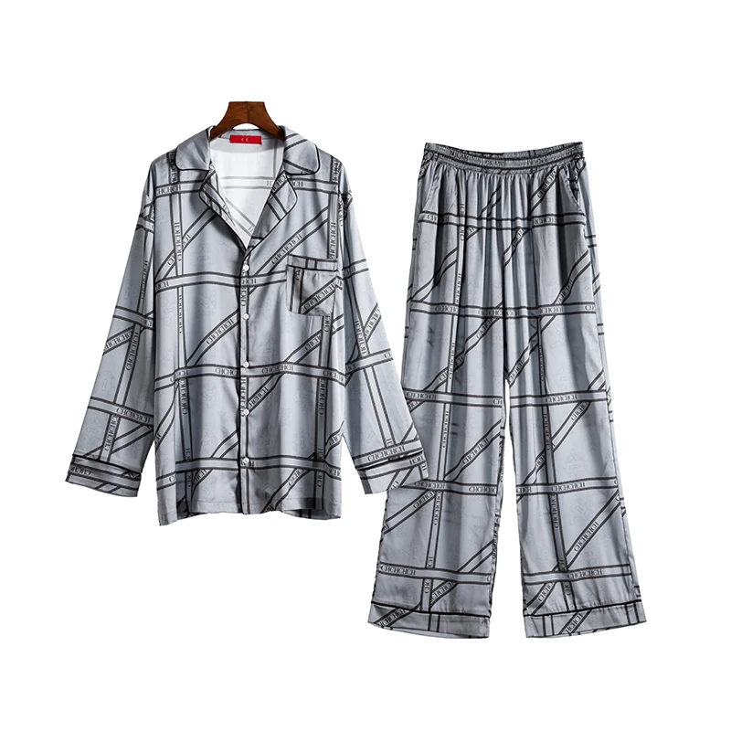 

Женский домашний пижамный комплект 2023 года, удобные мужские пижамные комплекты с длинными рукавами и надписью, свободные парные пижамные комплекты