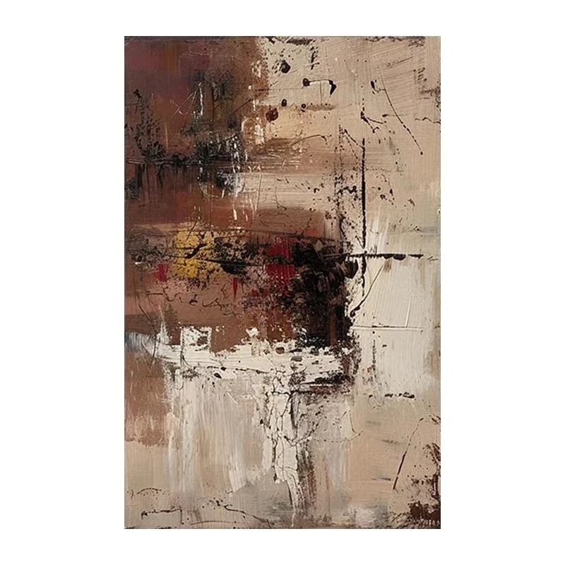 

Frameless painting, Zen courtyard, minimalist abstract guest bed and breakfast, hallway hanging painting, wabi-sabi wind te