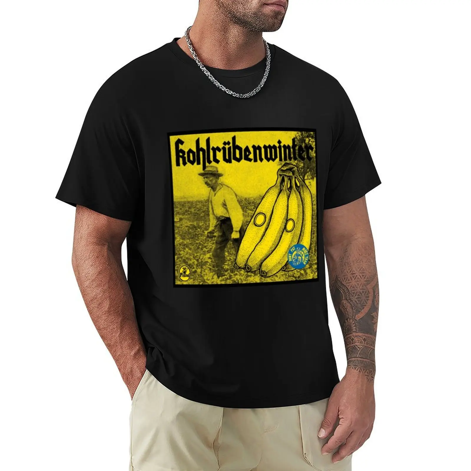 Pisse Punk Band kohlrübenwinter #2 T-Shirt Utility Work Short Sleeve Top