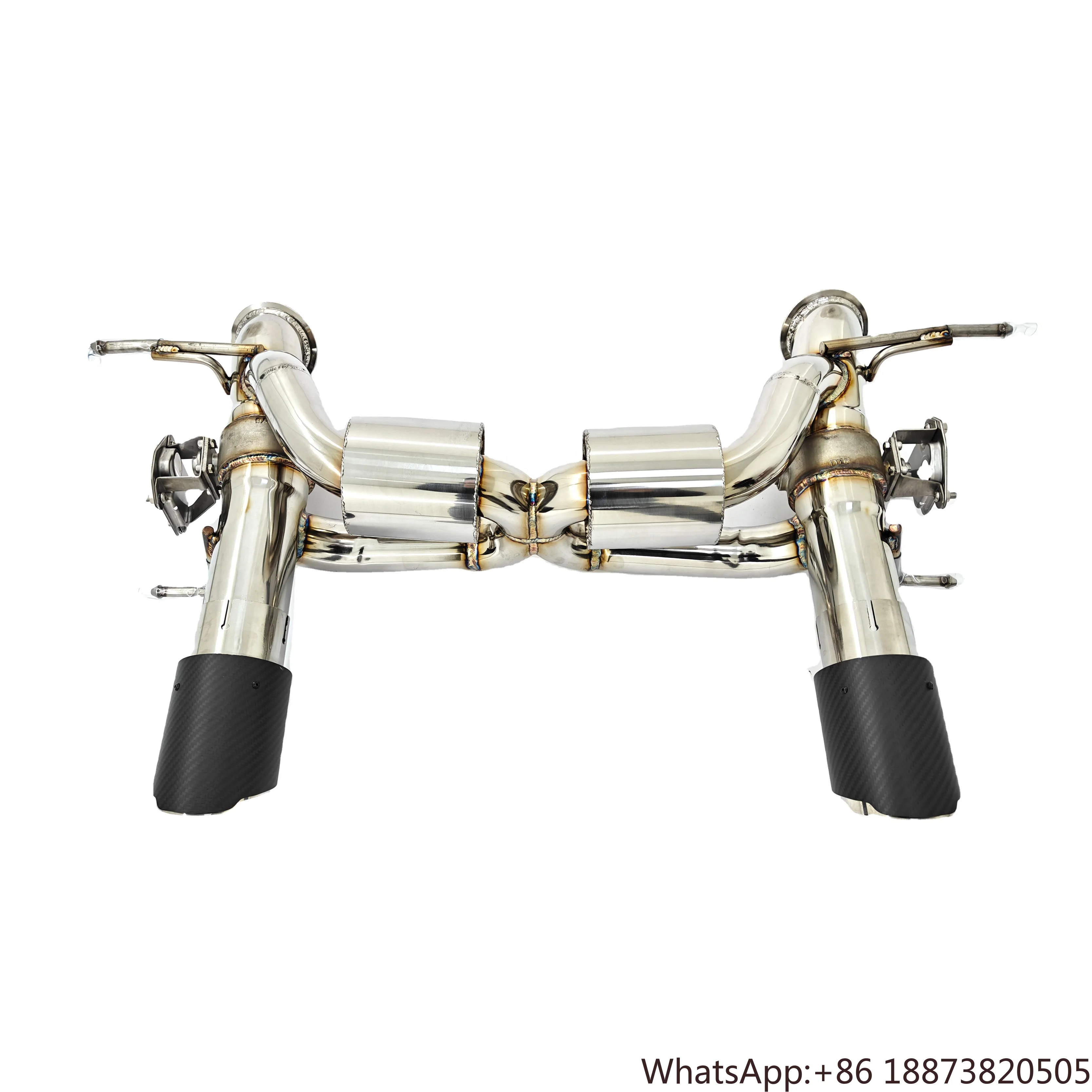 Высококачественная нержавеющая сталь Valvetronic Sport Axleback Catback Exhaust для Maserati MC20 3.0T V6 2020-2024