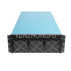 Rackmount network storage 4u server case with 40 HDD 19 inch industry pc computer server chassis with 6 12mm fans