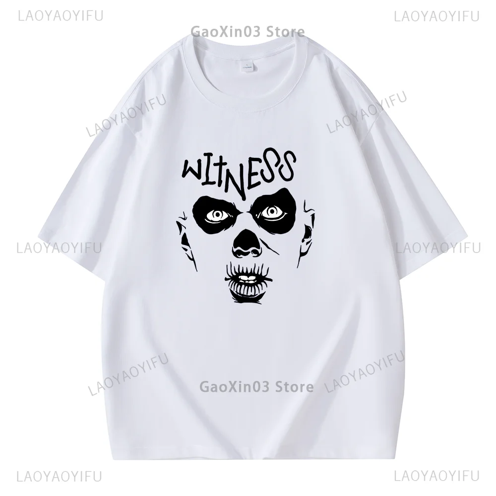 Mad Max T Shirt War Boy Portrait Print Tops Shirts for Men Humor Witness Letters Graphic T Shirts Unisex Women Tshirt Cotton