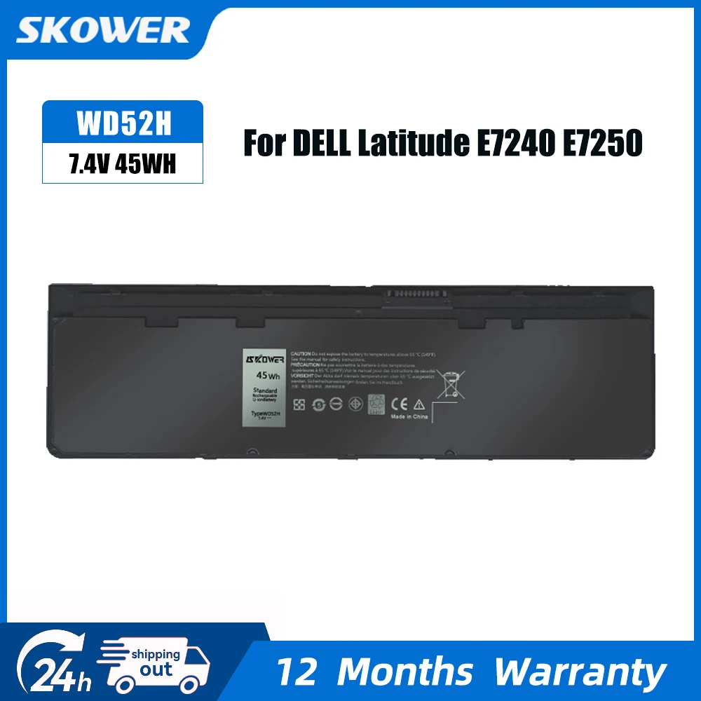 SKOWER WD52H batería del ordenador portátil para Dell Latitude E7240 E7250 VFV59 W57CV GVD76 KWFFN