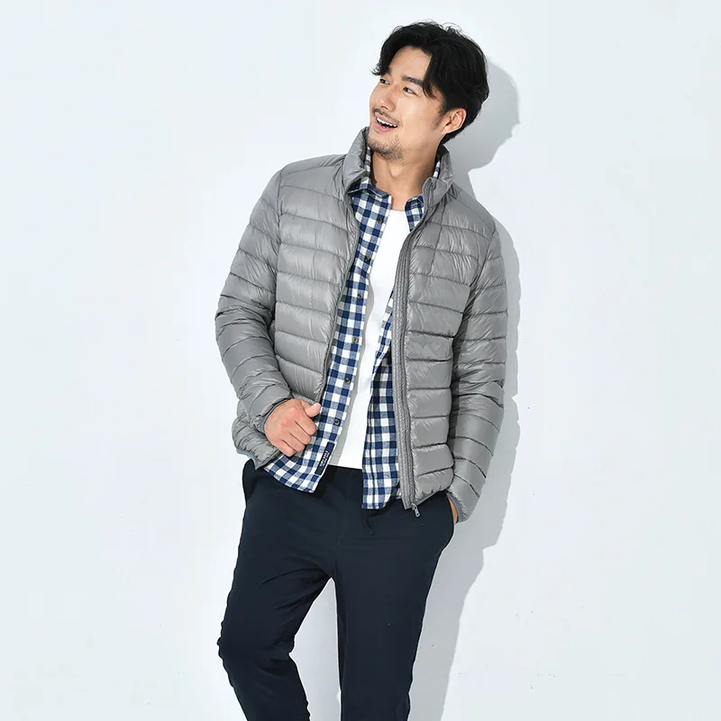 Casaco Puffer ultra leve e embalável para homens, padrão e grande e alta, plus size 9XL 10XL 11XL, recém-chegados, 2023