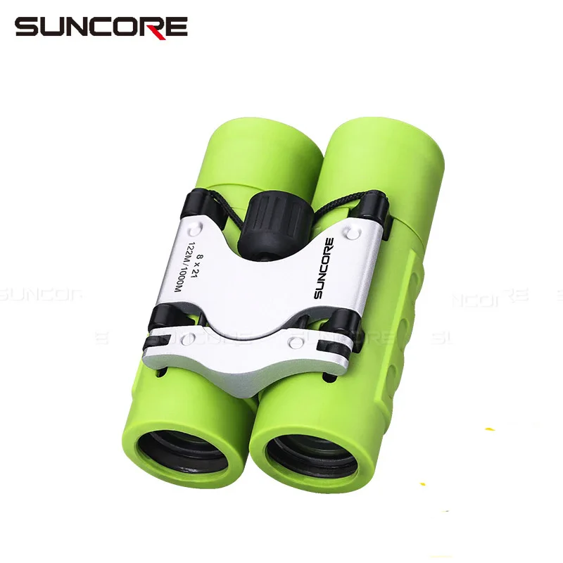 Children's Binoculars 8X21 Portable Clear BAK4 Outdoor Viewing 3 Colors